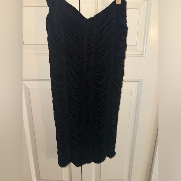 Burberry Dresses & Skirts - Elegant Black Silk Ruched Burberry Skirt